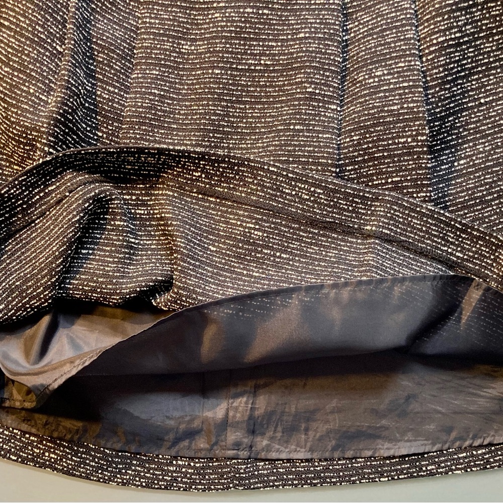 Halogen Black and White Textured A-Line Skirt - Picture 7 of 16